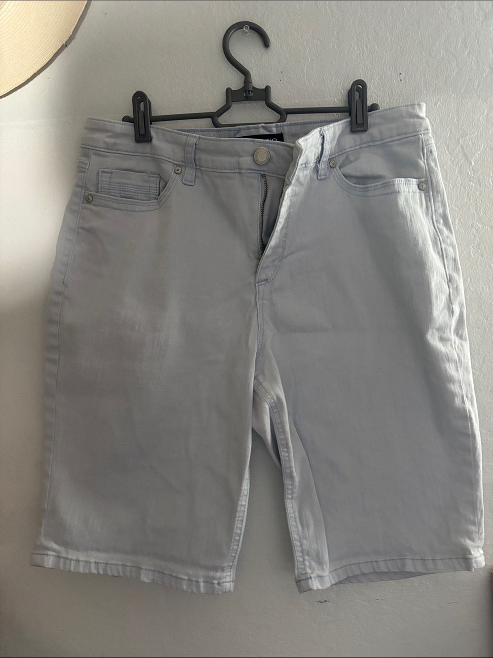 Bandolino Men's Light Gray Flat Front Shorts